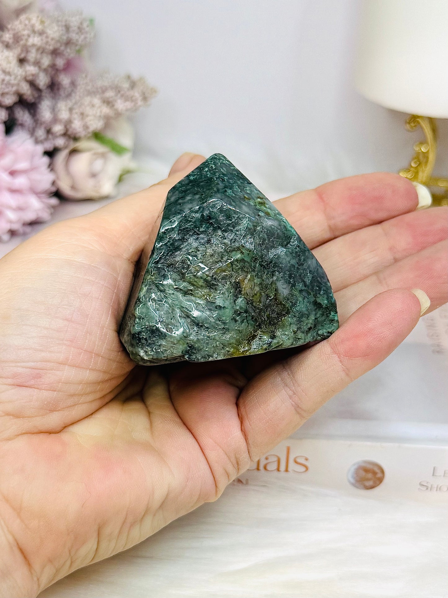 African Turquoise Polished Point 135g