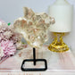 Large Natural Pink Lithium Cluster on Stand 514g