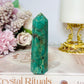 Smokey Amazonite Tower | Point 9cm