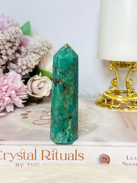 Smokey Amazonite Tower | Point 9cm