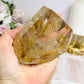 Natural Golden Healer Quartz Polished Freeform 10cm 421g
