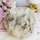 Rare Collectors Piece - Large Natural Clear Quartz Cluster with Purple Fluorite Inclusions 1.6KG