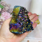 Aura Titanium Quartz Cluster 328g 9cm