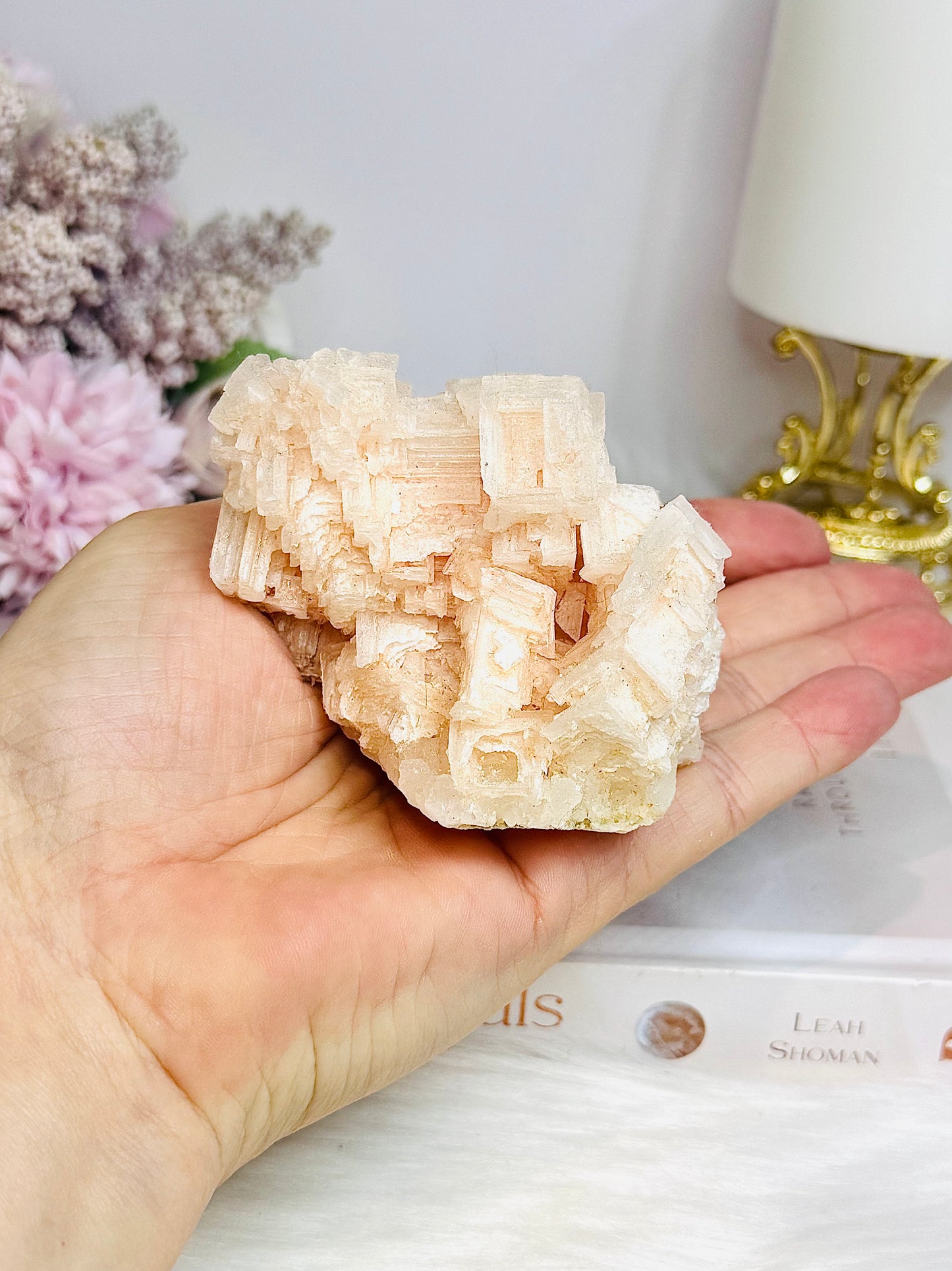 Natural Pink Halite Specimen 8cm