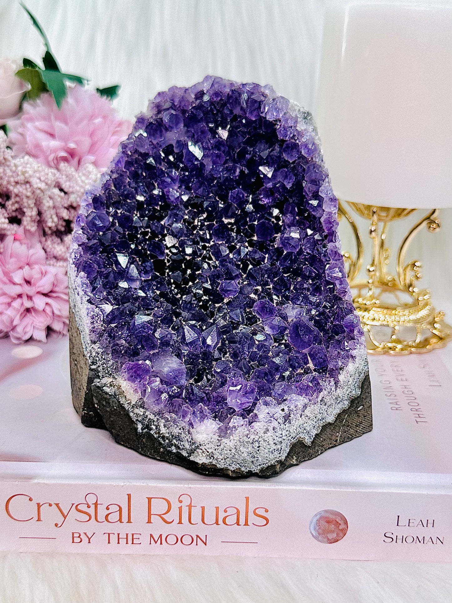 Absolutely Gorgeous Large 981gram 12cm Amethyst Base Cut Cluster From Brazil