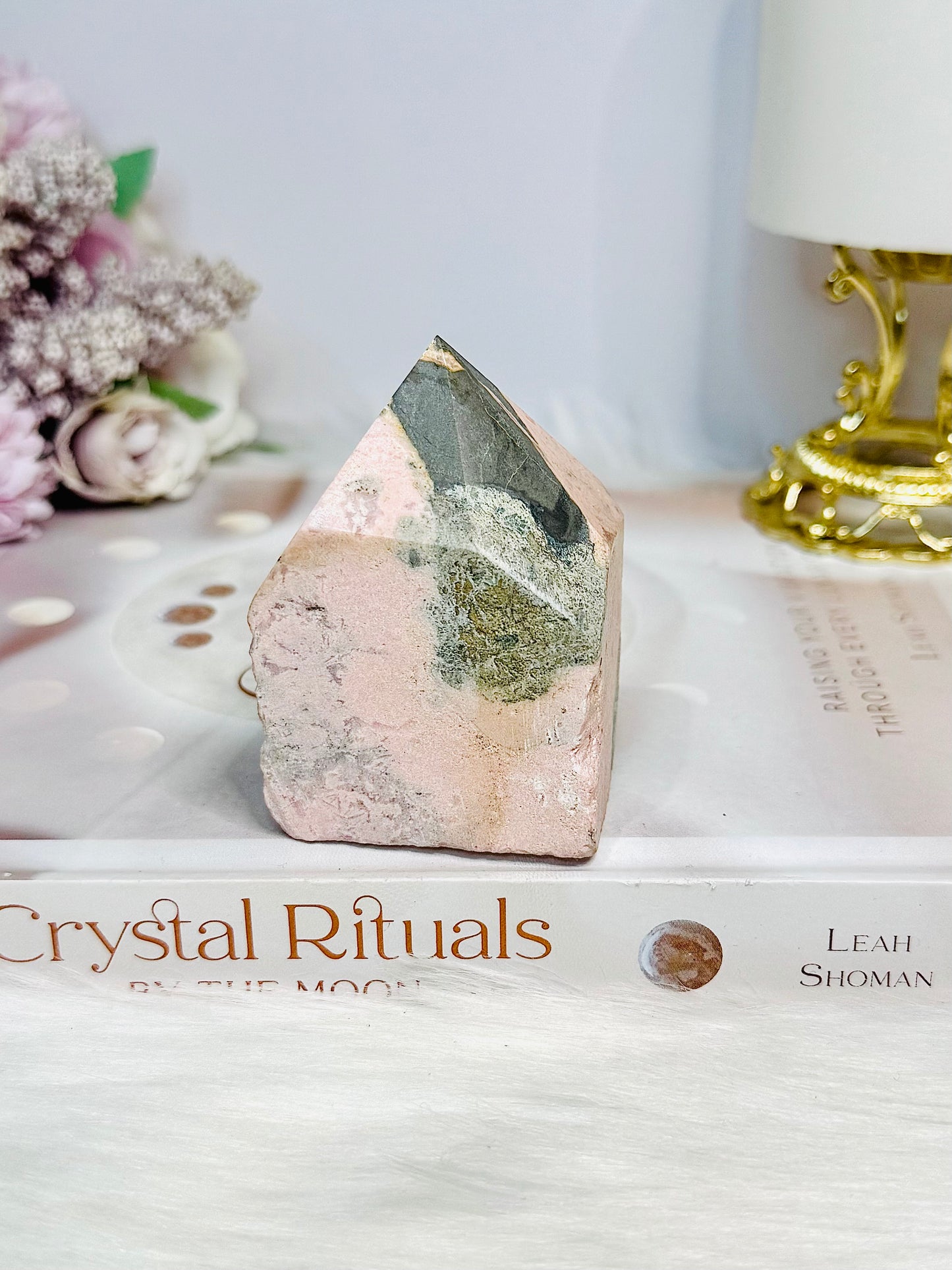 Rhodochrosite Polished Point 246g