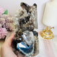 Smokey Quartz Cluster Tower 15cm 789g From Brazil