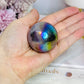 Aura Titanium Amethyst Sphere on Stand 144g
