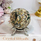 Sakura Agate Sphere on Stand 6.5cm