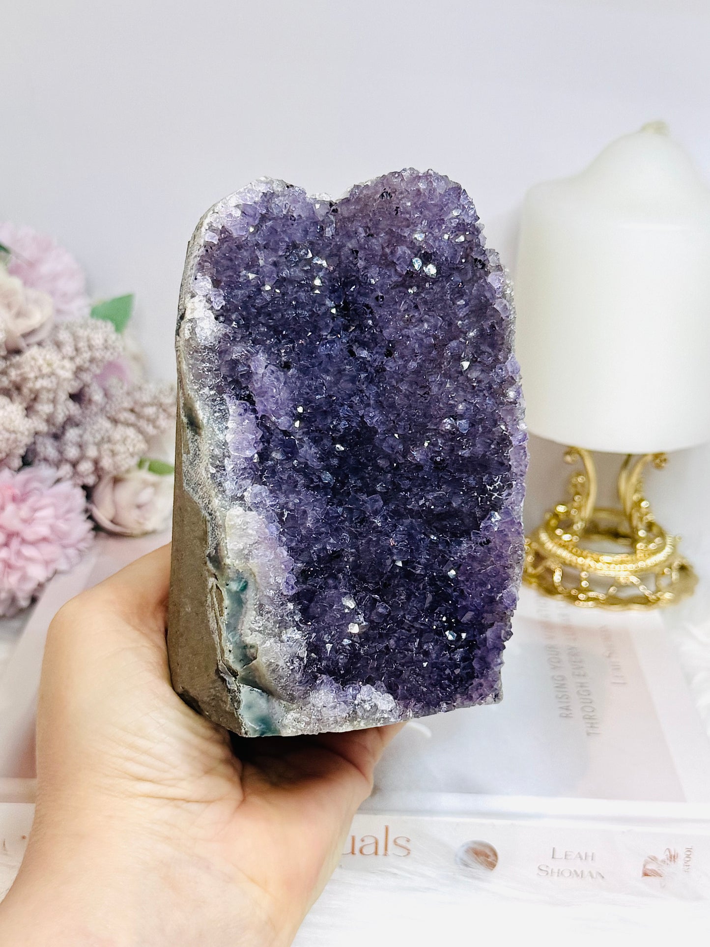 Large Amethyst Base Cut Cluster 13cm 842g