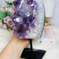 Large High Grade Amethyst with Goethite Inclusions Cluster Freeform On Stand 20cm 2.26KG