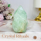 Green Fluorite Flame 8cm 248g