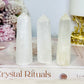Selenite Tower 7.5cm $10 each