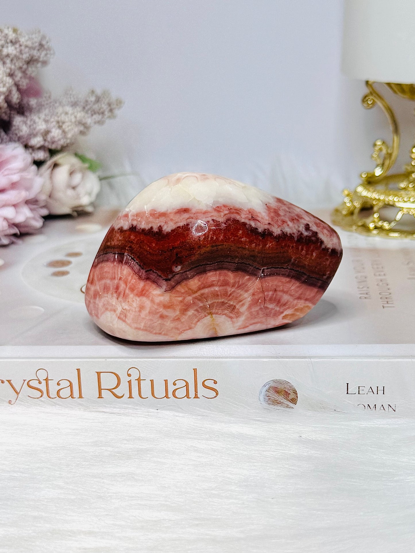 Pink Banded Calcite | Pork Stone Freeform 220g