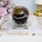 Mookaite Jasper Sphere on Stand 297g
