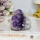 Natural Amethyst Base Cut Cluster 7cm 302g