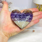 Crazy Lace Amethyst Heart 7cm