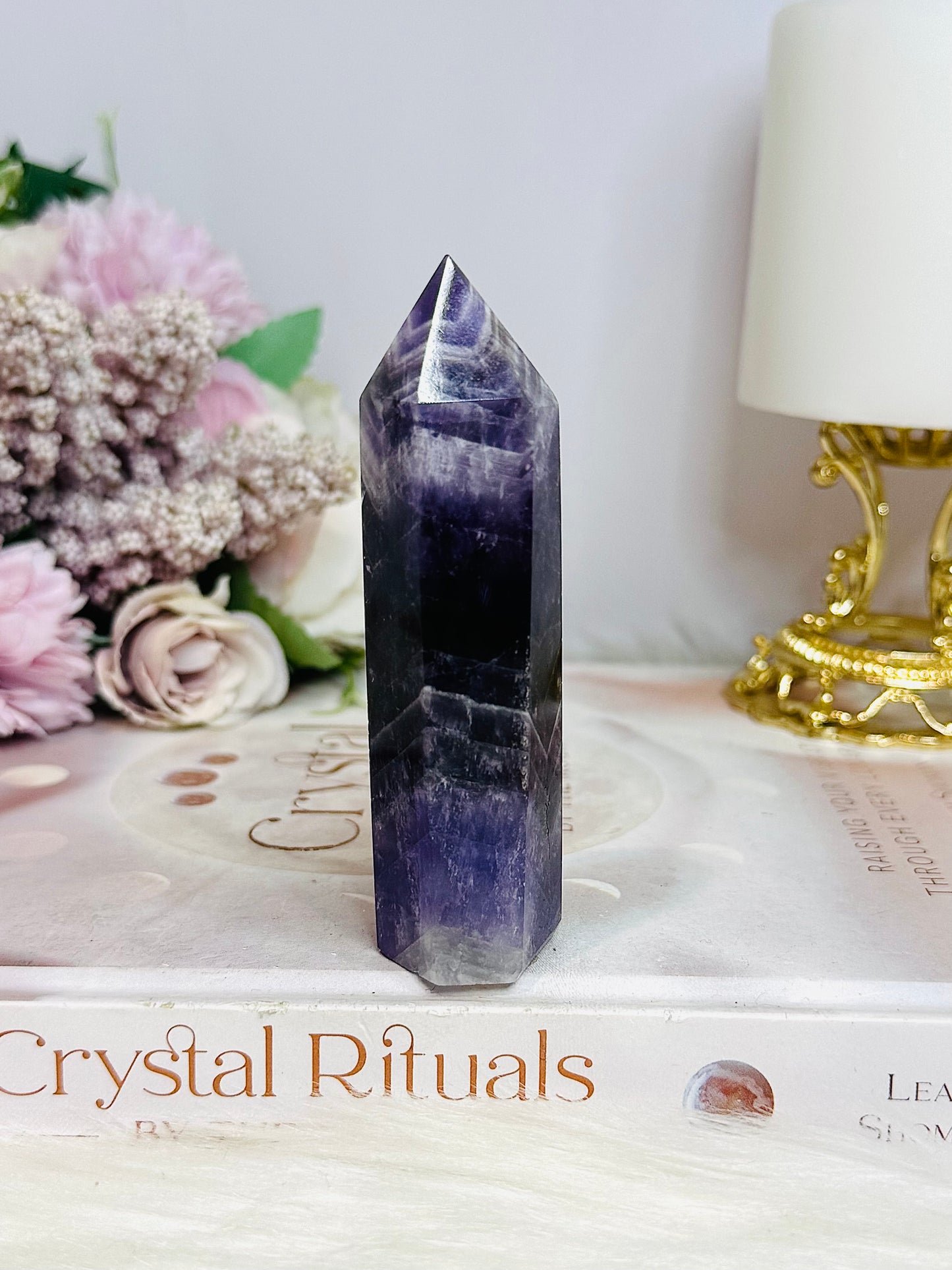 Dream | Cheveon Amethyst Chunky Tower 9.5cm