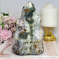 Large Ocean Jasper Carved Flame 17.5cm 1.49KG