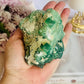 Natural Green Cubed Fluorite In Matrix Specimen 444grams