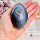 Druzy Agate Carved Egg From Brazil 278g