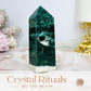 Chunky Green Unicorn Jasper Tower 8.5cm