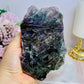 Natural Chunky Fluorite Slab 13.5cm