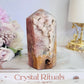 Chunky Druzy Pink Amethyst Tower 9.5cm