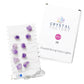 Amethyst Crystal String Fairy Lights with Adapter
