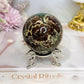 Green Sakura Agate Sphere On Stand 264g