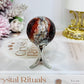 Mexican Lace Agate Sphere on Stand 109g