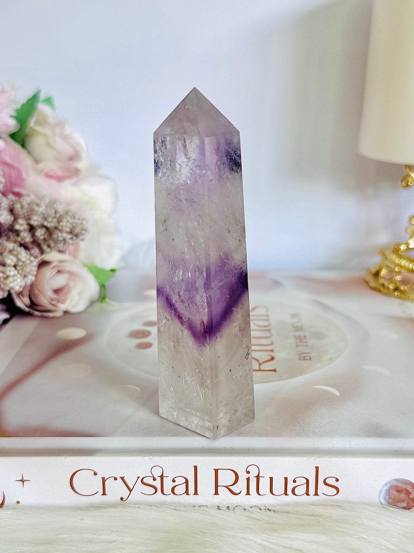 Gorgeous 10cm Phantom Amethyst Tower