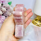 Chunky Pink Amethyst Carved Angel 10cm 341g