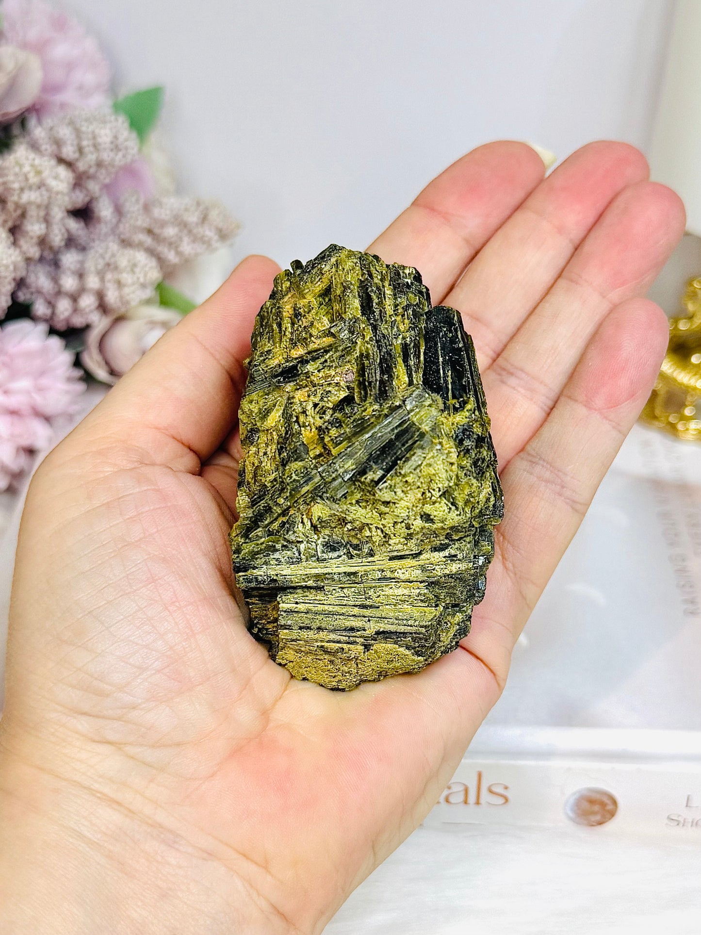 Natural Green Tourmaline Specimen 254g