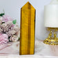 Tigers Eye Large Chunky Tower Full Of Flash 14cm