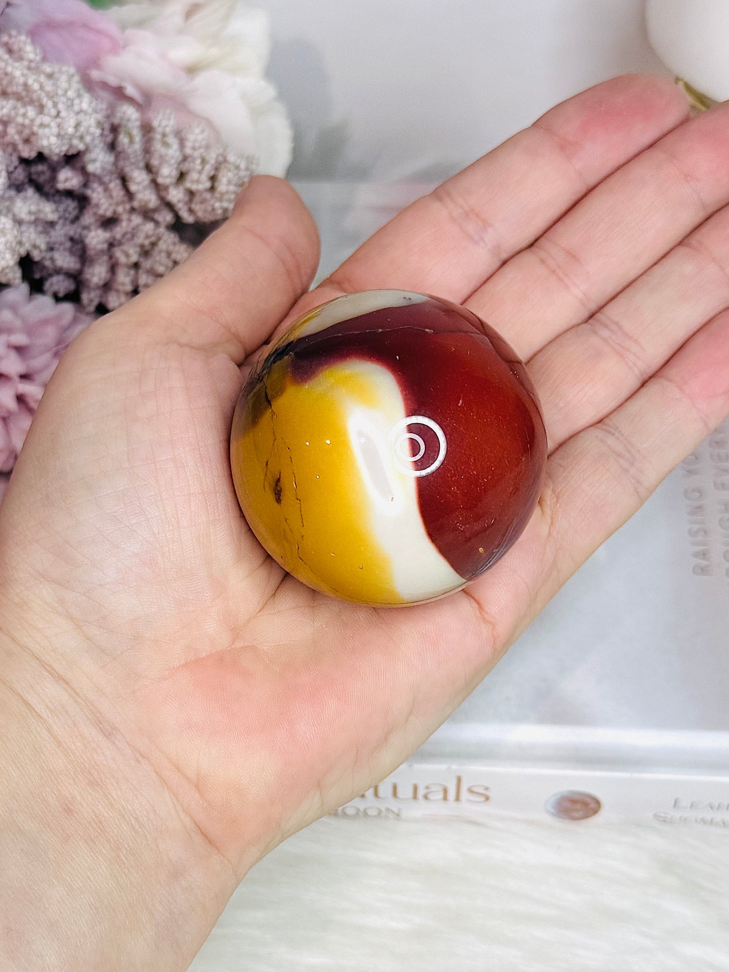 Mookaite Jasper Sphere 170g On Stand