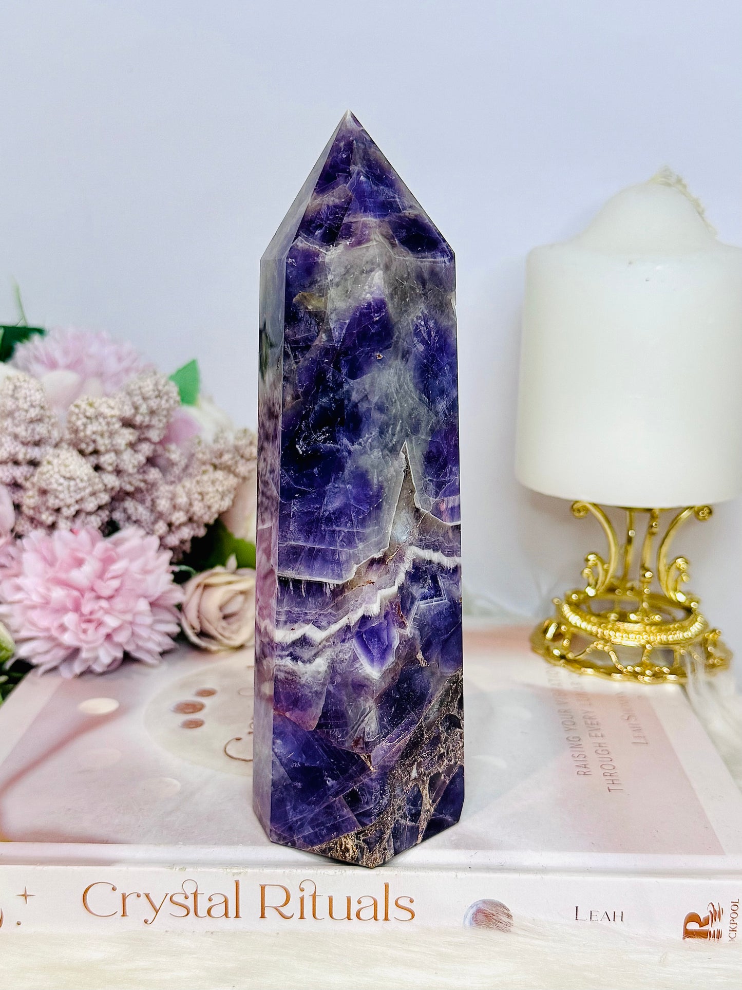 Large Dream | Chevron Amethyst Chunky Tower | Generator 17cm 612g
