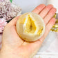 Druzy Agate Sphere on Stand 320g