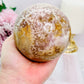 Large Pink Amethyst Druzy Sphere on Stand 9.5cm 837grams