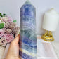 Large Pastel Fluorite Chunky Tower 21cm 1.17KG