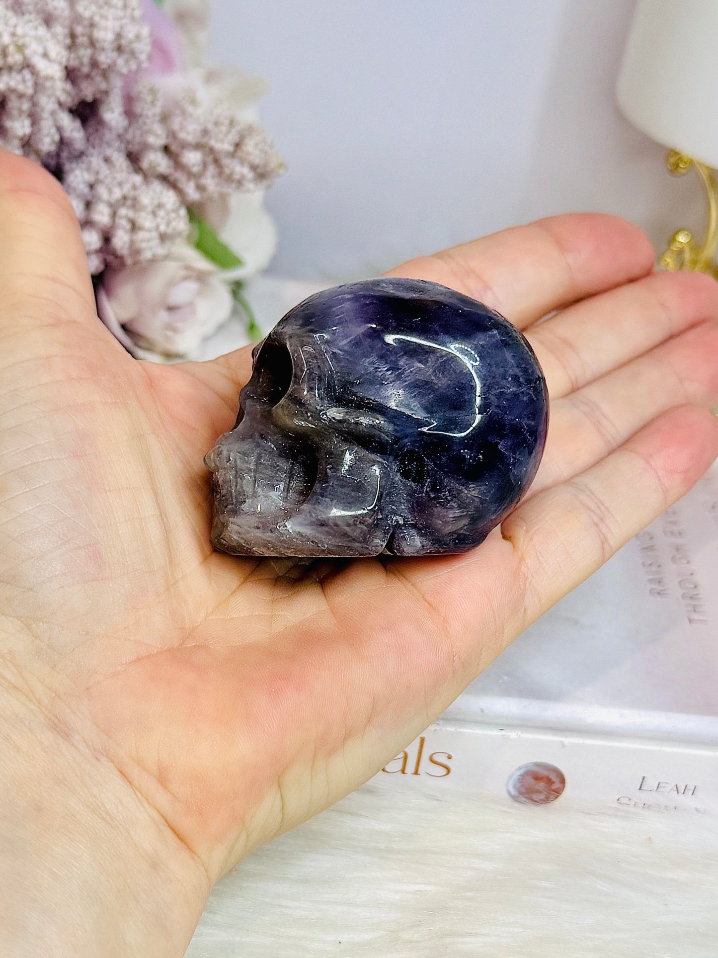 Amethyst Carved Skull 6cm