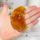 Carnelian Carved Moon 9cm