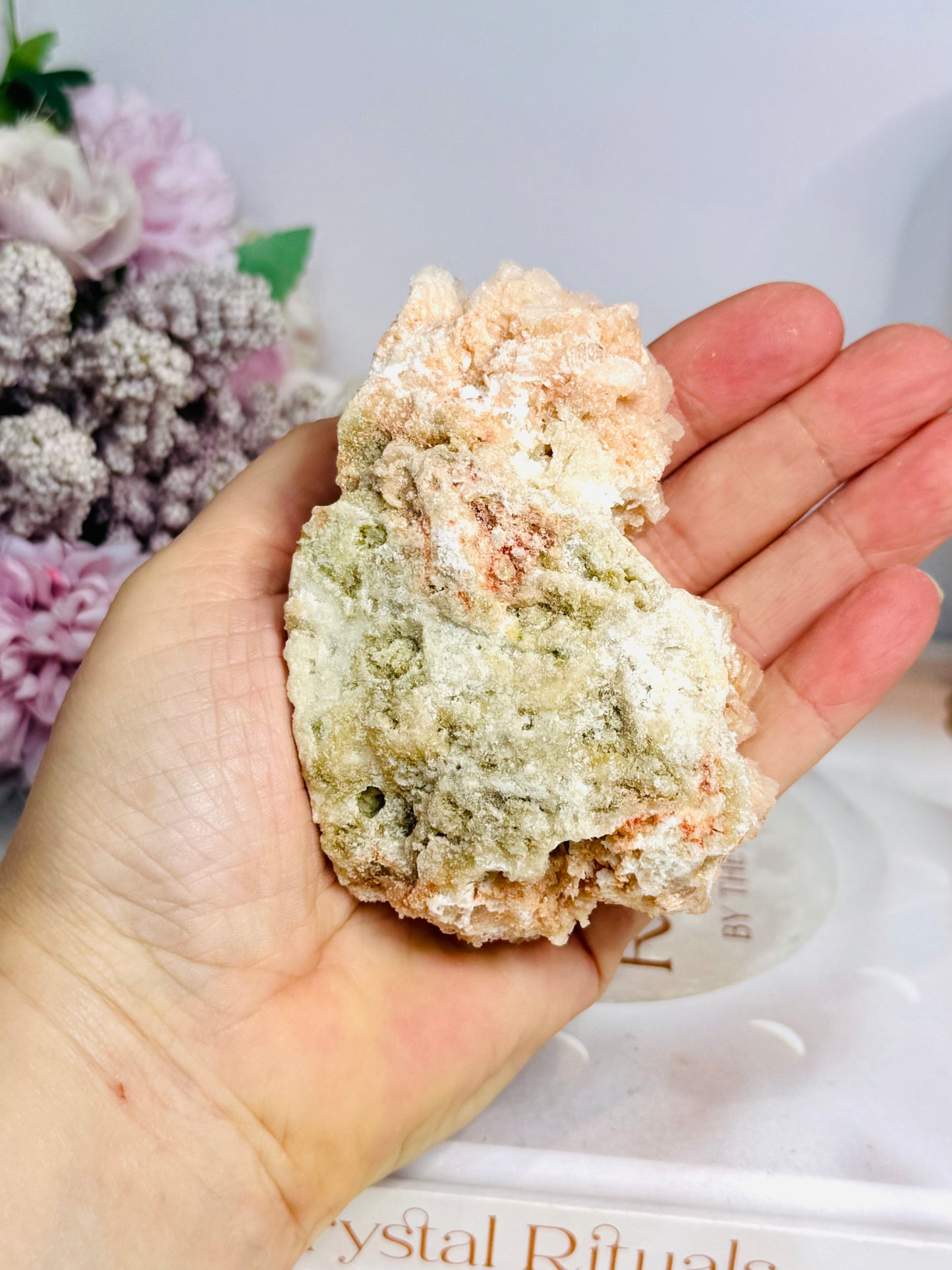 Natural Pink Halite Specimen 9cm 123g