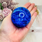 Bright Blue (Dyed) Fire & Ice | Crackle Quartz Sphere on Stand 278grams