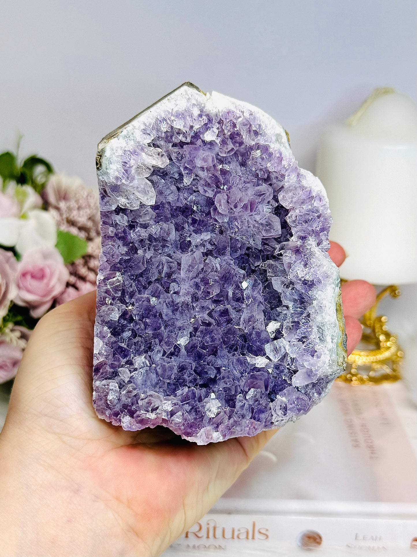 Large Amethyst Cut Base Cluster 11cm 800g