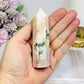 Pink Amethyst Tower with Green Jasper Inclusions 9.5cm
