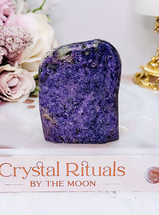 Inner Strength & Clarity ~ Stunning Charoite Polished Freeform 156grams