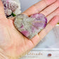 Pink Tourmaline Heart Carving
