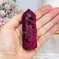 Ruby Honeycomb Tower 8cm (chemically identical to Natural Ruby)