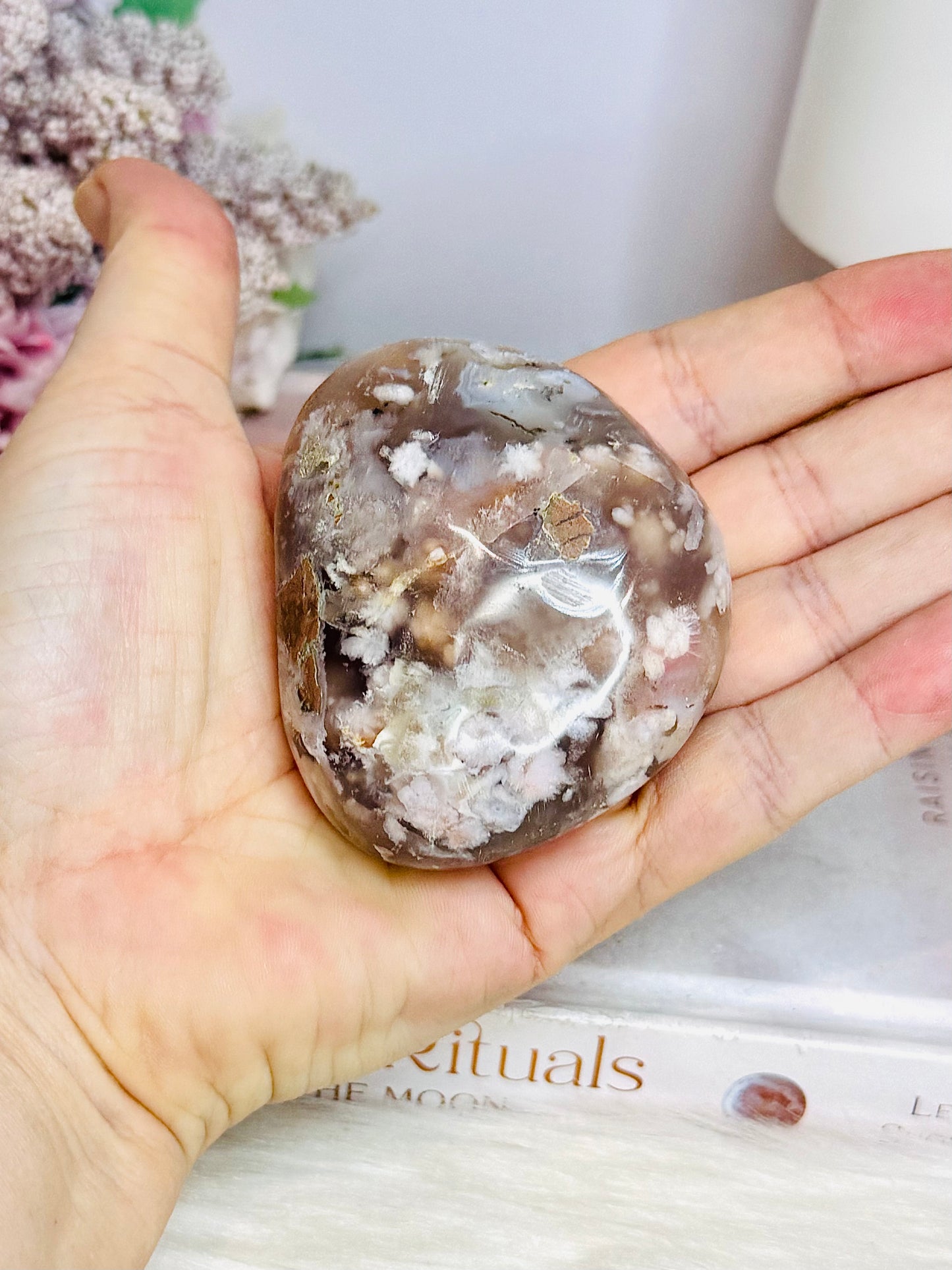 Flower Agate Polished Freeform 165g